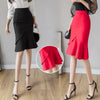 Elastic Asymmetrical Skirt