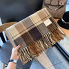 Plaid Soft Winter Scarf