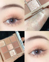 9 Colors Sakura Christmas Eyeshadow Palette