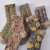 Retro Harajuku Embroidered Women SocksRetro Harajuku Embroidered Women Socks